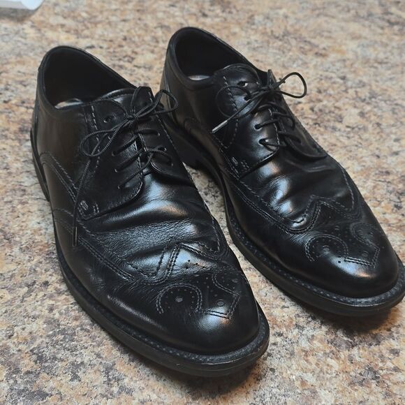 ECCO Classic Black Brogue Oxford Dress Shoes – Premium Leather Men’s Size 42 main image 16
